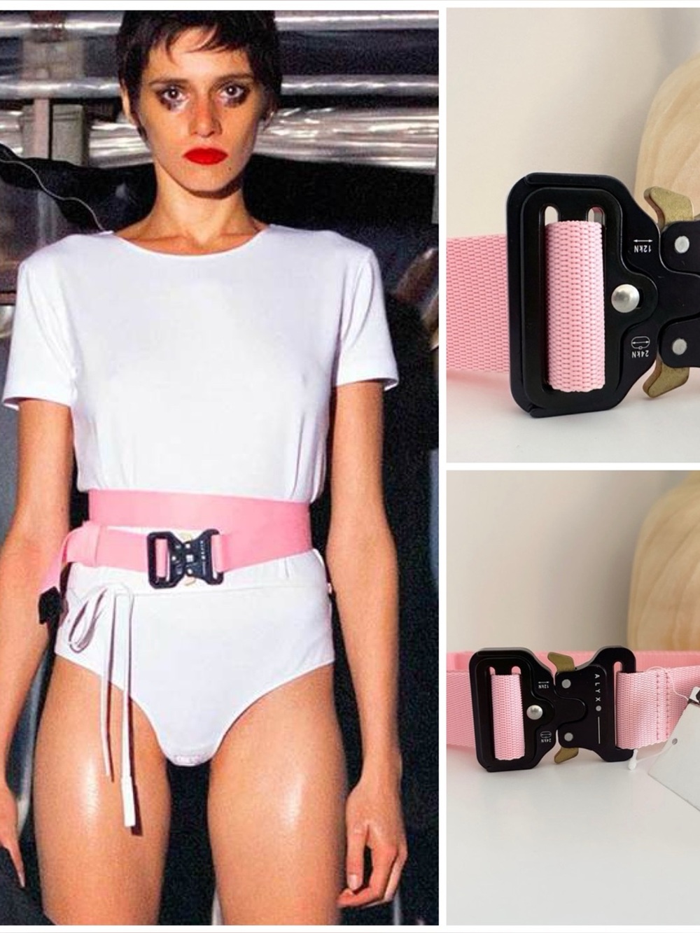 1017 ALYX 9SM ~ ✨ Limited Edition ROLLERCOASTER BELT in pink